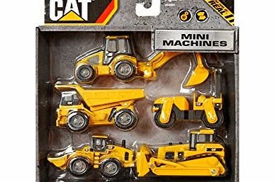 CAT Construction Mini Machines Set (Pack of 5)