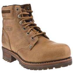 Caterpillar Male Caterpillar Sequoia Leather Upper Casual Boots in Tan