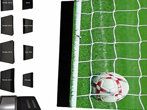Cellbell LTD 002609 - Sport Net Goal Football Soccer Design Amazon Kindle Voyage 6`` 2014-2015 Models Fashion Trend TPU Leather Flip Case Protective Purse Pouch Book Style Defender Stand Cover
