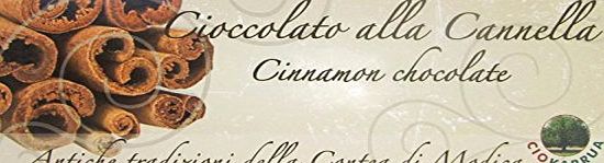 Ciokarrua Cinnamon Chocolate of Modica, 100 g, Italian chocolate, Gift Idea