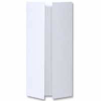 Confetti White textured DL wardrobe fold outer jacket W104 x H210mm folded pk of 10