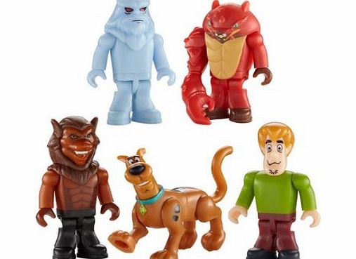 Construction Toys Scooby Doo Character Building 5 Micro Figure Pack - Set A