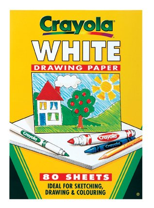 Crayola A4 White Drawing Paper 80 sheets