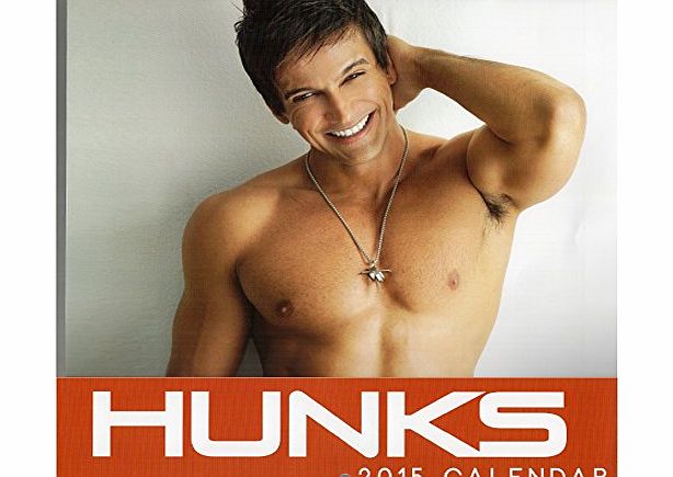 Crown Sexy Hunks 16 Months Square Wall Calendar with Free Pocket Calendar 57cm x 28.5cm Christmas Gift Men