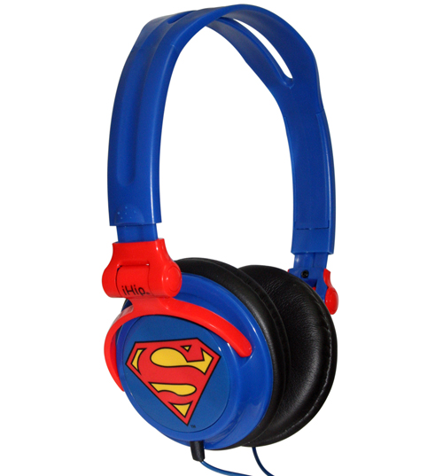 Comics Superman Logo Headphones