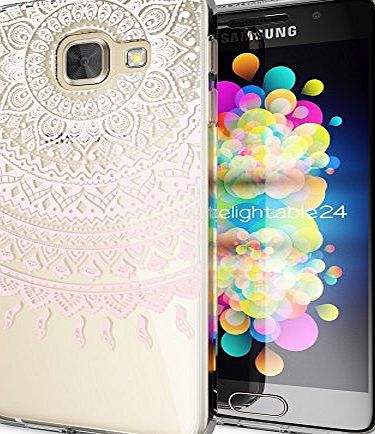 delightable24 Premium Protective Case TPU Silicone SAMSUNG GALAXY A3 (2016) Smartphone - Indian Pattern