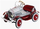 deluxe Model T Roadster: 90x51x44 - Silver/Red