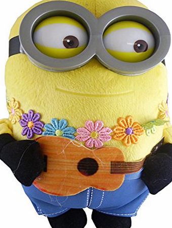 Despicable Me 10`` Dressed Minion Plush Figure - Minion with Guitar - TV amp; Film Character Toys