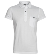 Riv White Jersey Polo Shirt