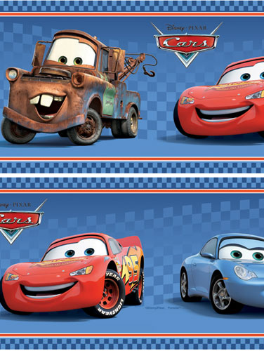 Disney Cars Disney Pixar Cars Border 7 Blue Self Adhesive