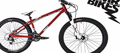 DMR Bikes Omen 4X Dirt Jump Bike Red 26`` Wheels mtb bmx
