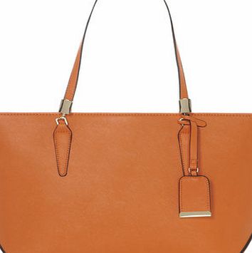 Dorothy Perkins Womens Bright orange everyday tote bag- Orange