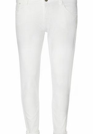 Dorothy Perkins Womens White ``Harper`` Jeans- White DP70310602