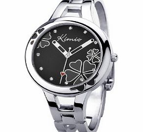 douself Fashion Classic Girls Ladies Female Quartz Bracelet Watch Elegant Design K425L (Pink)