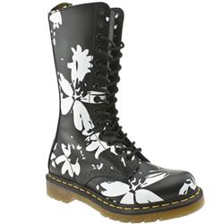Dr Martens Female Dr Martens Bloom Leather Upper Casual in Black and White