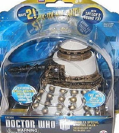 Dr Who Doctor Who Sound FX Special Weapons Dalek 5`` Action Figure by Character Options Ltd.