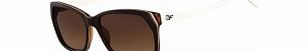DVF Ladies DVF571S Dark Brown Darcee Sunglasses