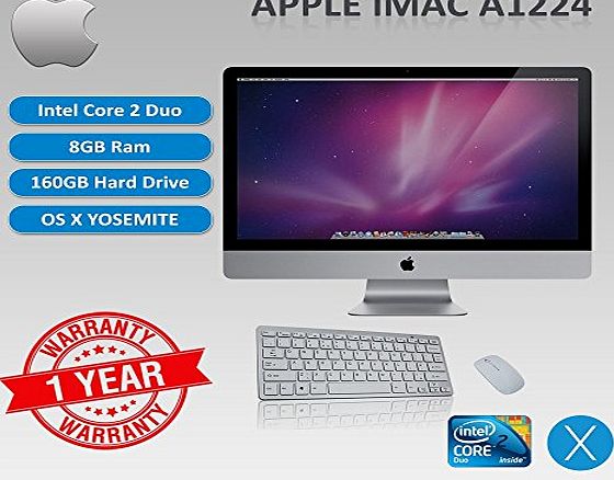 EASYBUY APPLE IMAC A1224 CORE 2 DUO 2.0 - 2.4GHZ, 8GB RAM, 160GB HDD, 20`` SCREEN, OS X YOSEMITE sold and warranted by Easy buy (CRS-UK) Registered Trade Mark No.UK00003100631