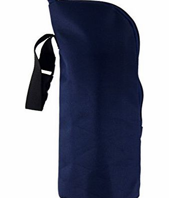 Durable Baby Thermal Feeding Bottle Warmers Bag Mummy Insulation Tote Bag Hang in the Baby Stroller,Dark Blue