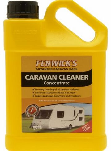 Fenwicks Caravan Cleaner - Yellow, 1 Litres
