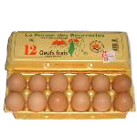 Ferme des Beurreries 12 Fresh Eggs