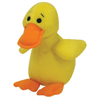TY Bow Wow Beenie Quackers Duck