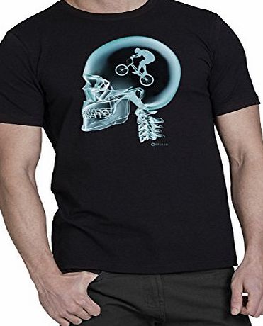 ffitio BMX On The Brain X-Ray Mens Gift T-Shirt