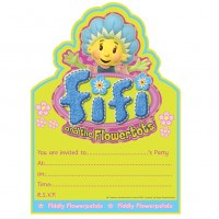 and The Flowertots Party Invitations Pad - 20 Invites