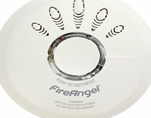 Fireangel Fire Angel 10yr Long Life Ionisation Smoke Alarm With Smart Silence
