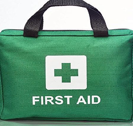 First Graid 93 Piece Professional First Aid Kit Bag - Includes 4 x Eyewash, 2 x Cold (Ice) Packs, Emergency Blanket for Home. Suitable for School, Office, Car, Caravan, Workplace, Travel