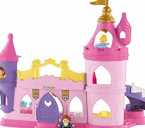 Fisher-Price Toy - Disney Princess Little People Musical Dancing Palace - Belle Cinderella Figure