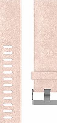 Fitbit Charge 2 Leather Accessory Band - Blush Pink, Small