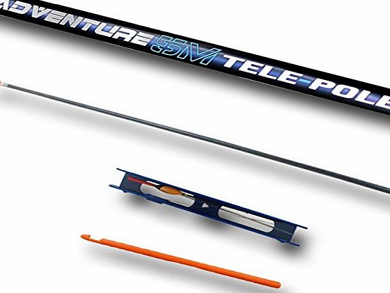 FLADEN Matt Hayes Adventure (5m/16ft) Elasticated TELE WHIP POLE amp; Pole Float Ready Tied Rig amp; Disgorger Complete Fishing Combination Set - All you need to Fish for all the family [12MH-W105]