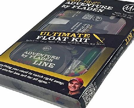 FLADEN Matt Hayes Adventure ULTIMATE FLOAT KIT Selection in a Tackle Box - Wagglers, Inserts, River, Line, Shot, Disgorger, Hooks to Nylon, Bands and Adaptor - Covers most Freshwater fishing [19MH-06]