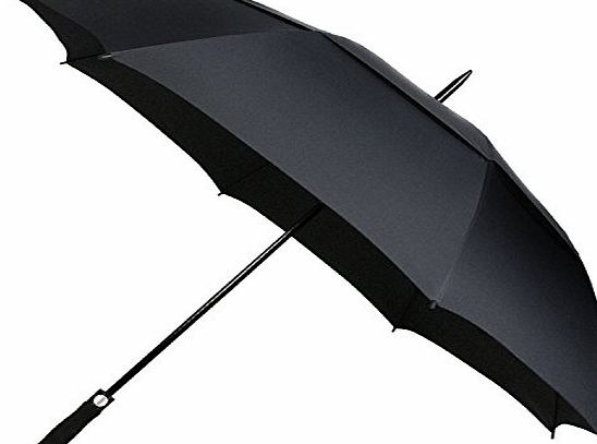 Fnova 62-Inch Golf Umbrella with Double Canopy, Full Size 210T Microfiber Fabric with Teflon Rain Repellant Protection, Ultra Rain amp; Wind Resistant with Auto Open, Lifetime Guarantee