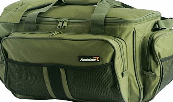 foolsGold Large Olive Green Insulated Fishing Tackle Holdall Bag