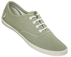 Fred Perry Coxson Grey/White Canvas Trainers