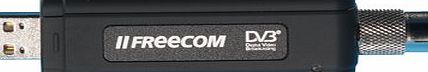 Freecom Digital TV DVB-T USB Stick Freeview receiver, black