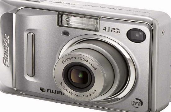Fujifilm FinePix A400 Digital Camera - Silver (4MP, 3x Optical Zoom) 1.8 inch LCD
