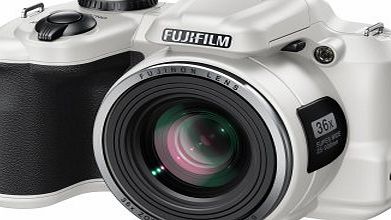 Fujifilm  S8650 Bridge Digital Camera - White (16 MP, 36x Fujinon Optical Zoom) 3-Inch LCD