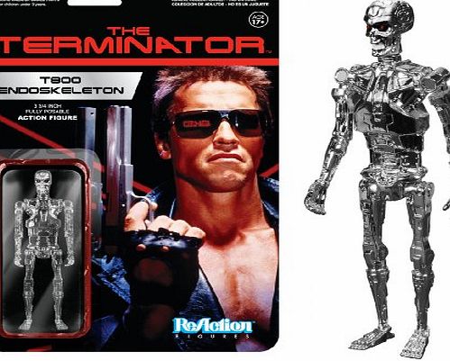 Funko The Terminator Chrome T-800 Endoskeleton ReAction Figure
