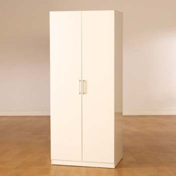 Furniture123 Charisma High Gloss 2 Door Wardrobe in White