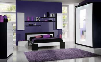 Furniture123 Strom Bedroom Set with 3 Door Wardrobe