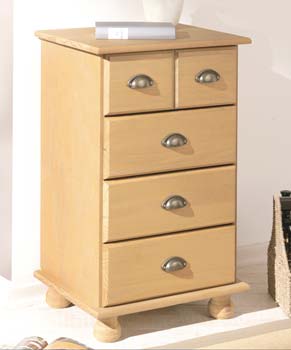Tucker Solid Pine 3+2 Drawer Chest