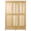 FurnitureToday Arundel oak all hanging 3 door wardrobe