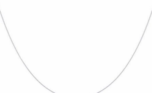 Galaxy Jewellery Real Genuine 925 Sterling Silver 0.7mm Fine Delicate Curb Necklace Chain 18`` 45cm
