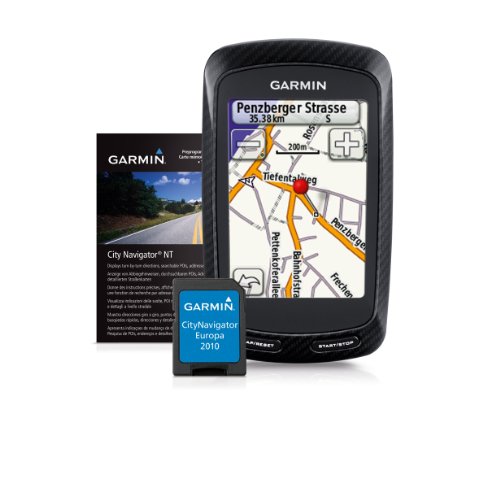 Edge 800 Touchscreen GPS Bike Computer Performance Bundle with City Navigator Street Maps for Europe