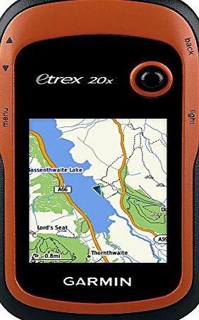 Garmin eTrex 20x Outdoor Handheld GPS Unit with TopoActive Western Europe Maps
