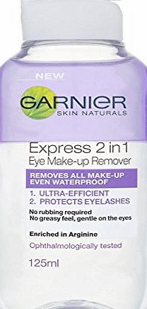 Garnier Skin Naturals 2-in-1 Eye Make-Up Remover 125ml
