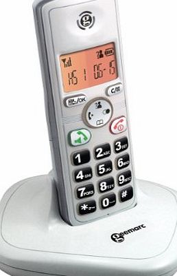 Geemarc MyDECT100  Loud Big Button Cordless Telephone - White - UK Version